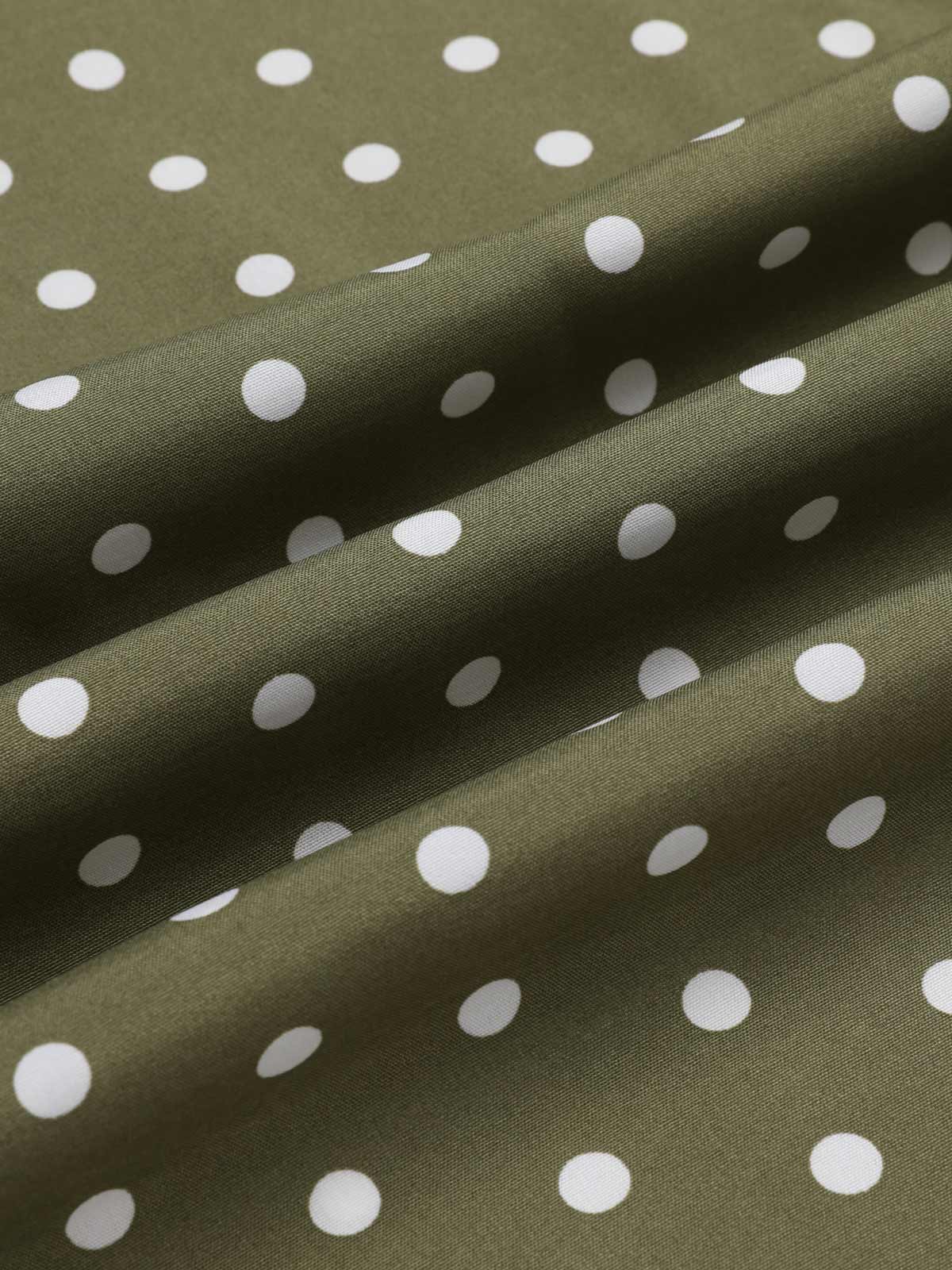 1930s Polka Dot Belt Jumpsuit - Image 6