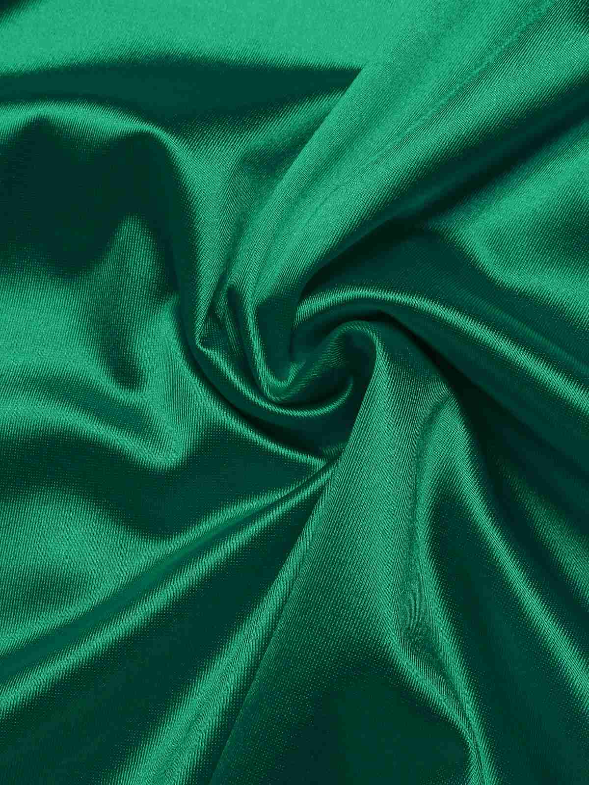 [Pre-Sale] 1930s Solid Deep V-Neck Satin Dress - Image 8