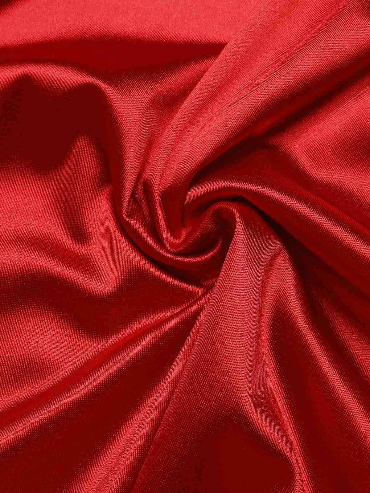 [Pre-Sale] 1930s Solid Deep V-Neck Satin Dress - Image 4