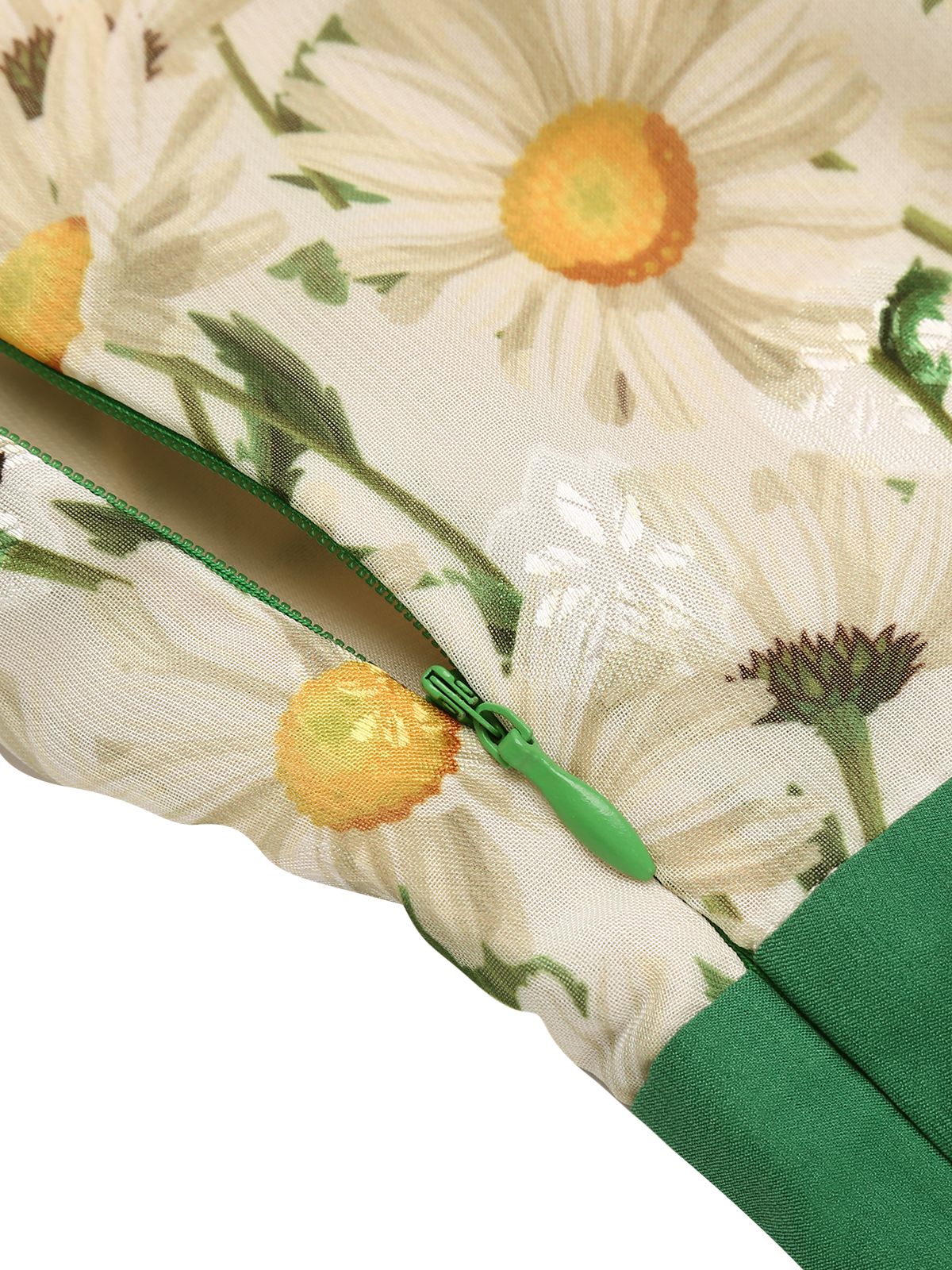 1950s Floral Halter Lace-up Vintage Romper - Image 6