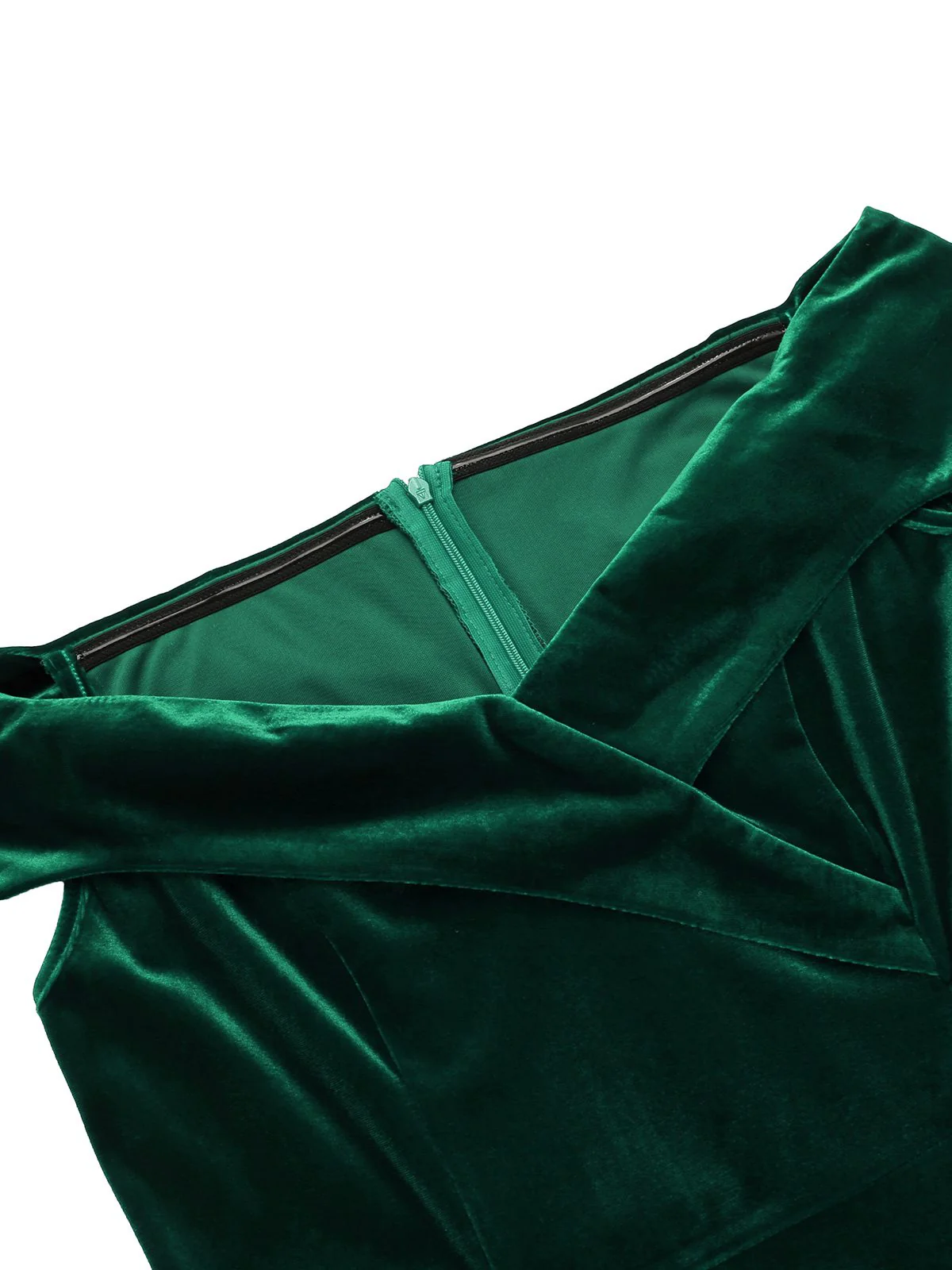 [Pre-Sale] 1960s Off Shoulder Velvet Bodycon Dress - Image 11