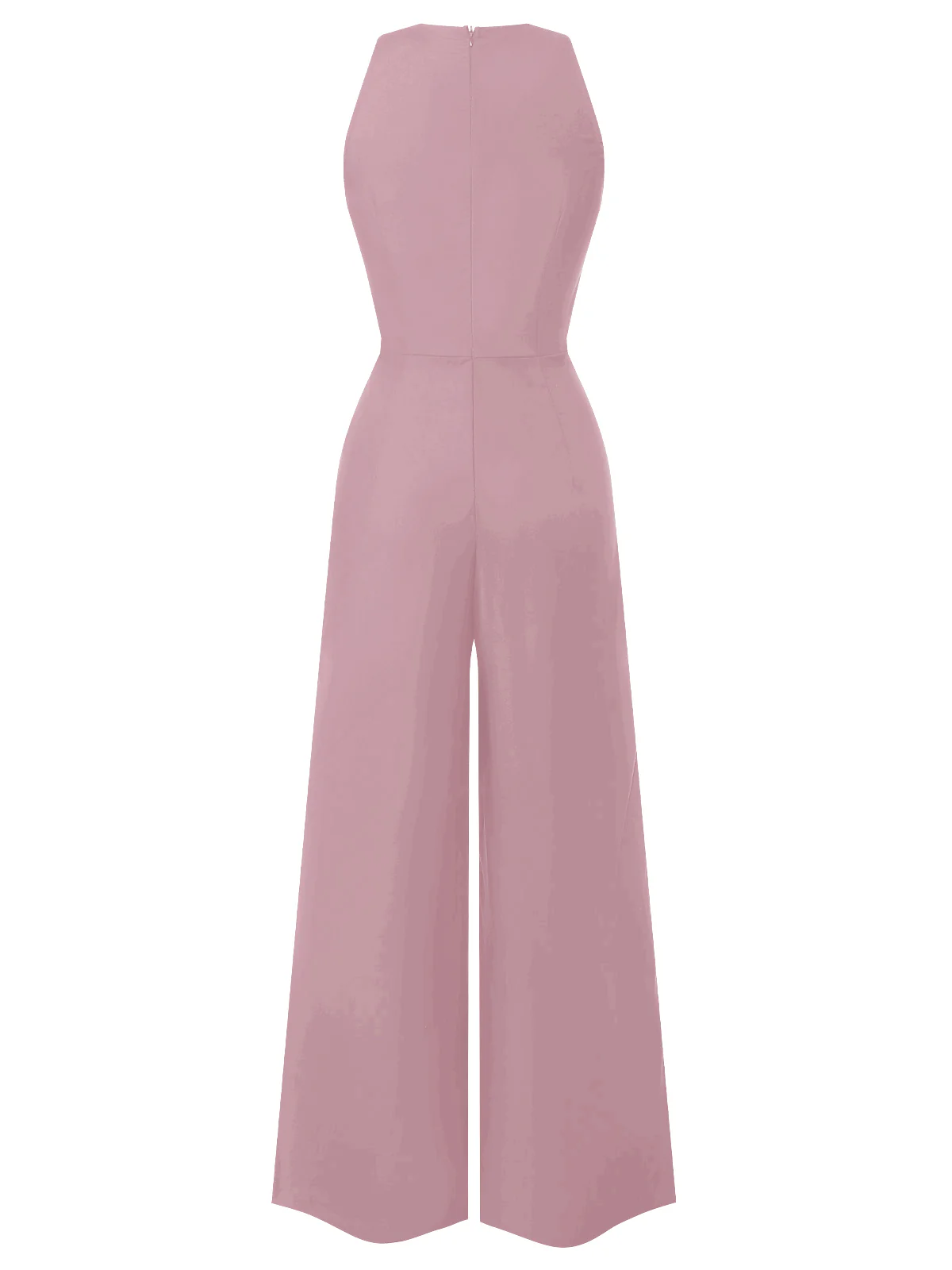 [Pre-Sale] Black 1950s Sleeveless Buttoned Solid Jumpsuit - Image 6