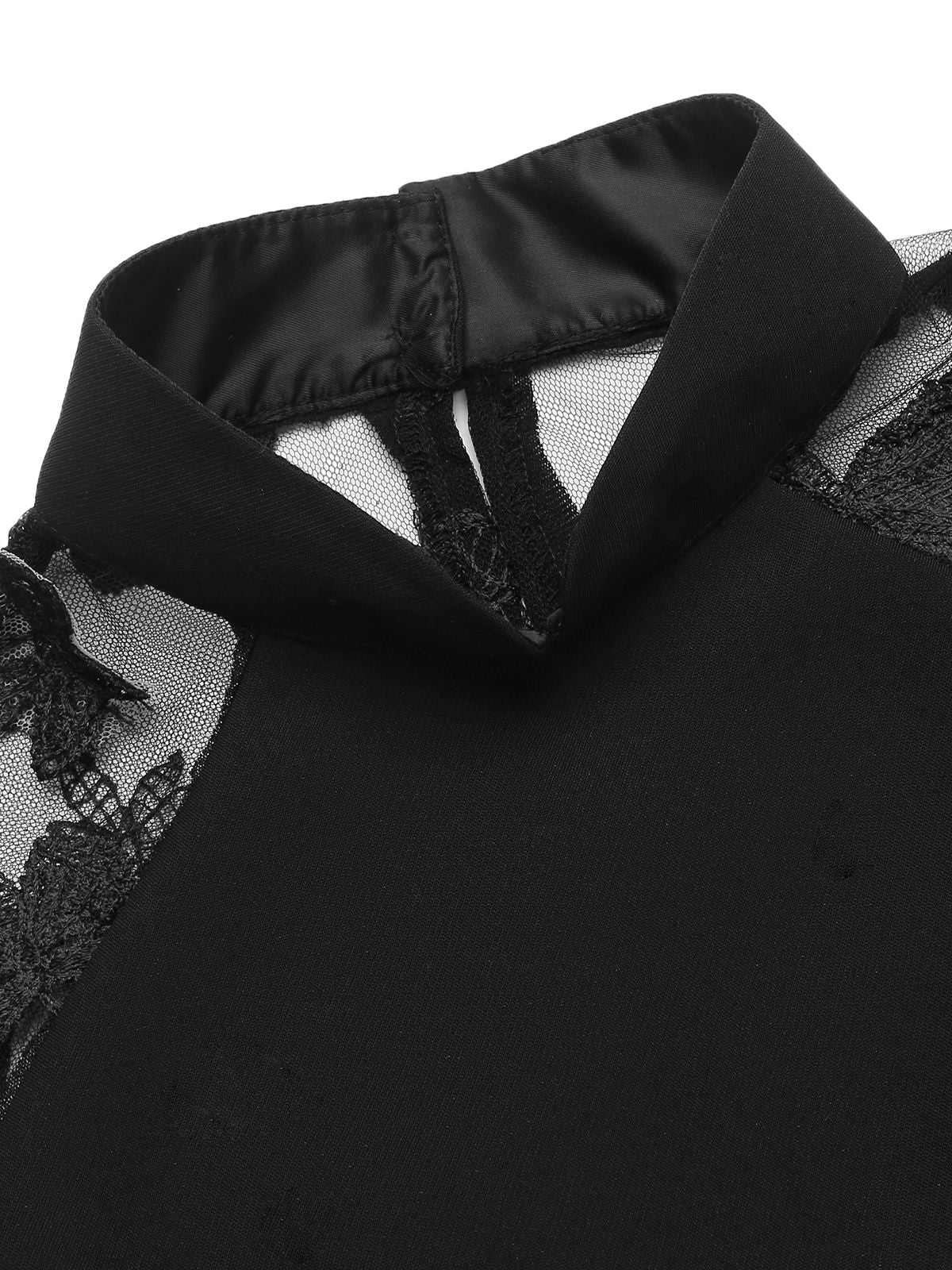 Black 1960s Butterfly Backless Pencil Dress - Image 6