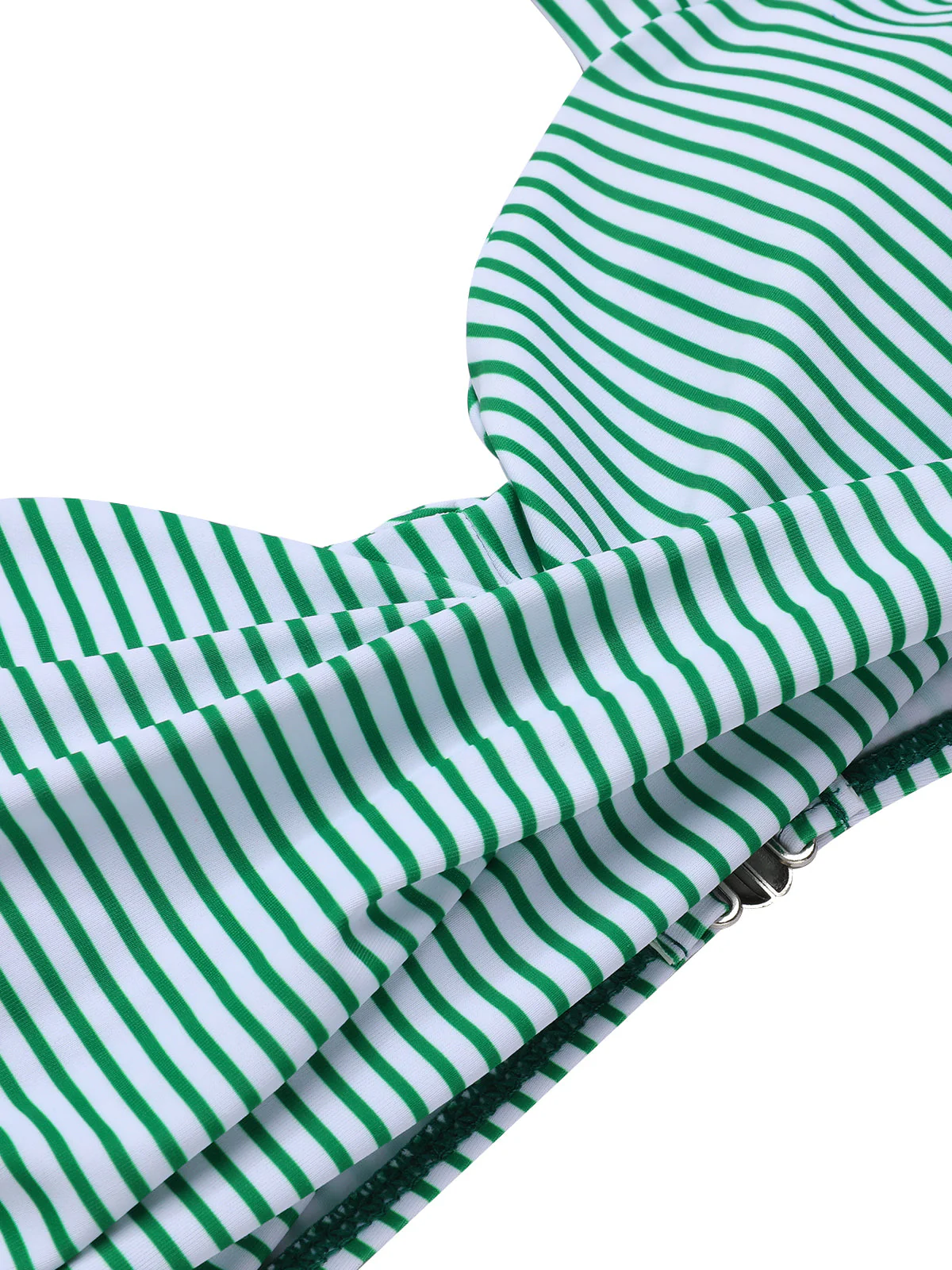 [Pre-Sale] Blue 1940s Striped Halter Swimsuit Set - Image 7