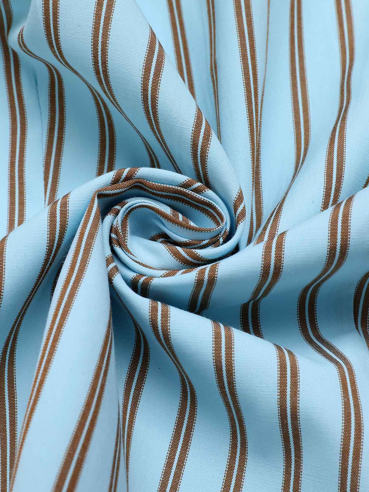 Blue 1950s Stripes Patchwork Sleeveless Blouse - Image 7