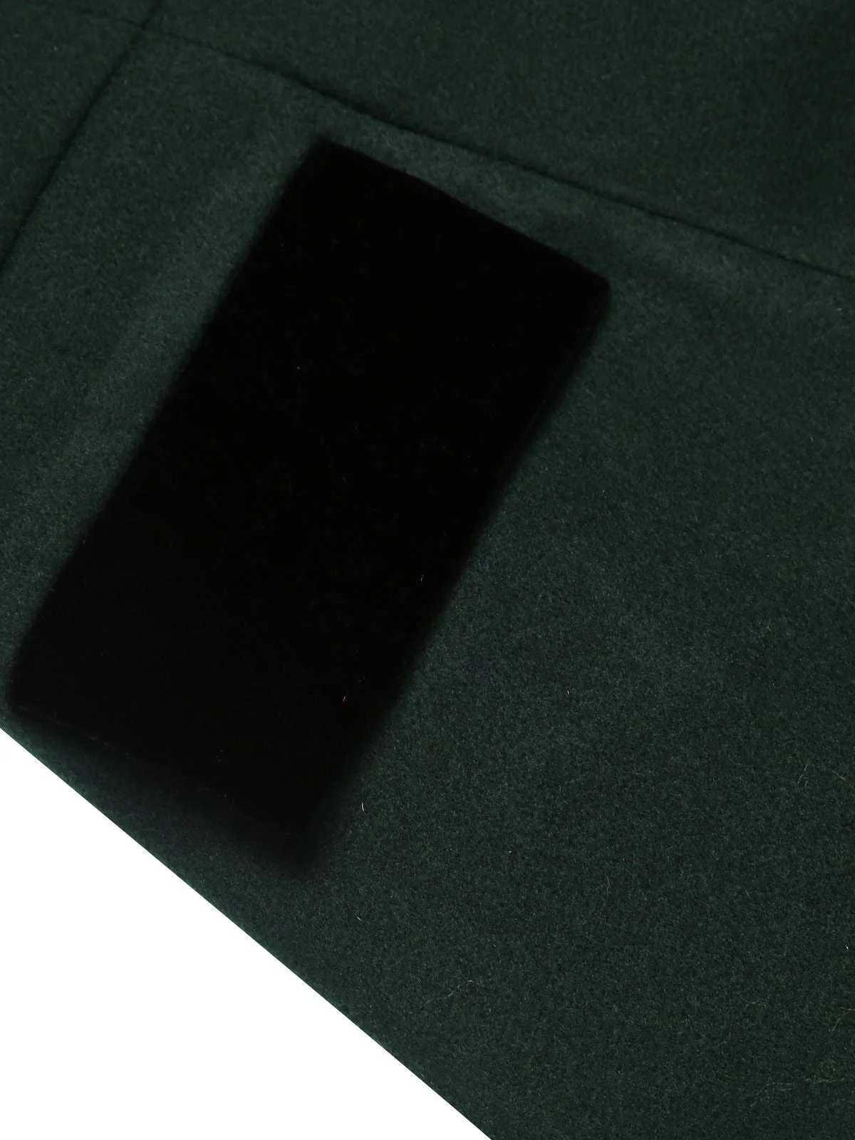 Dark Green 1940s Solid Button Coat - Image 17