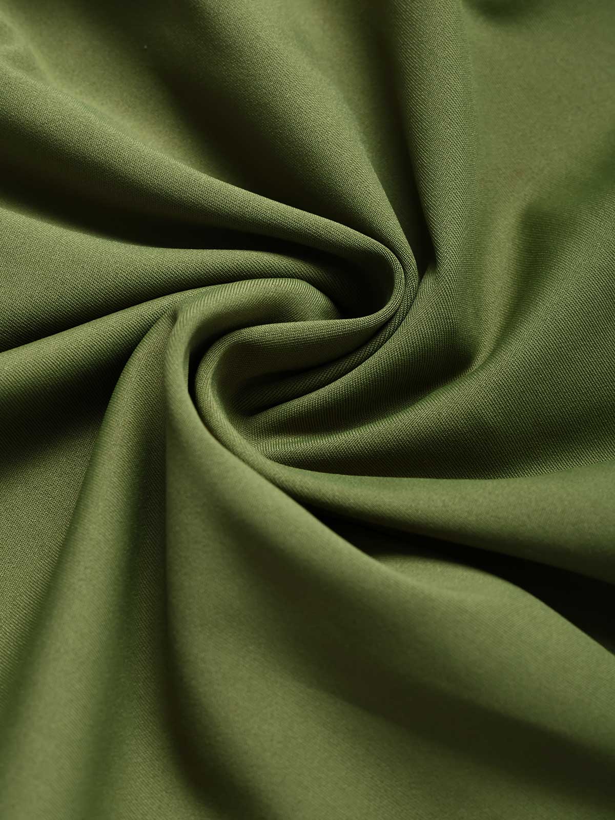 [Pre-Sale] Green 1960s Solid Sweetheart Neck Button Dress - Image 7