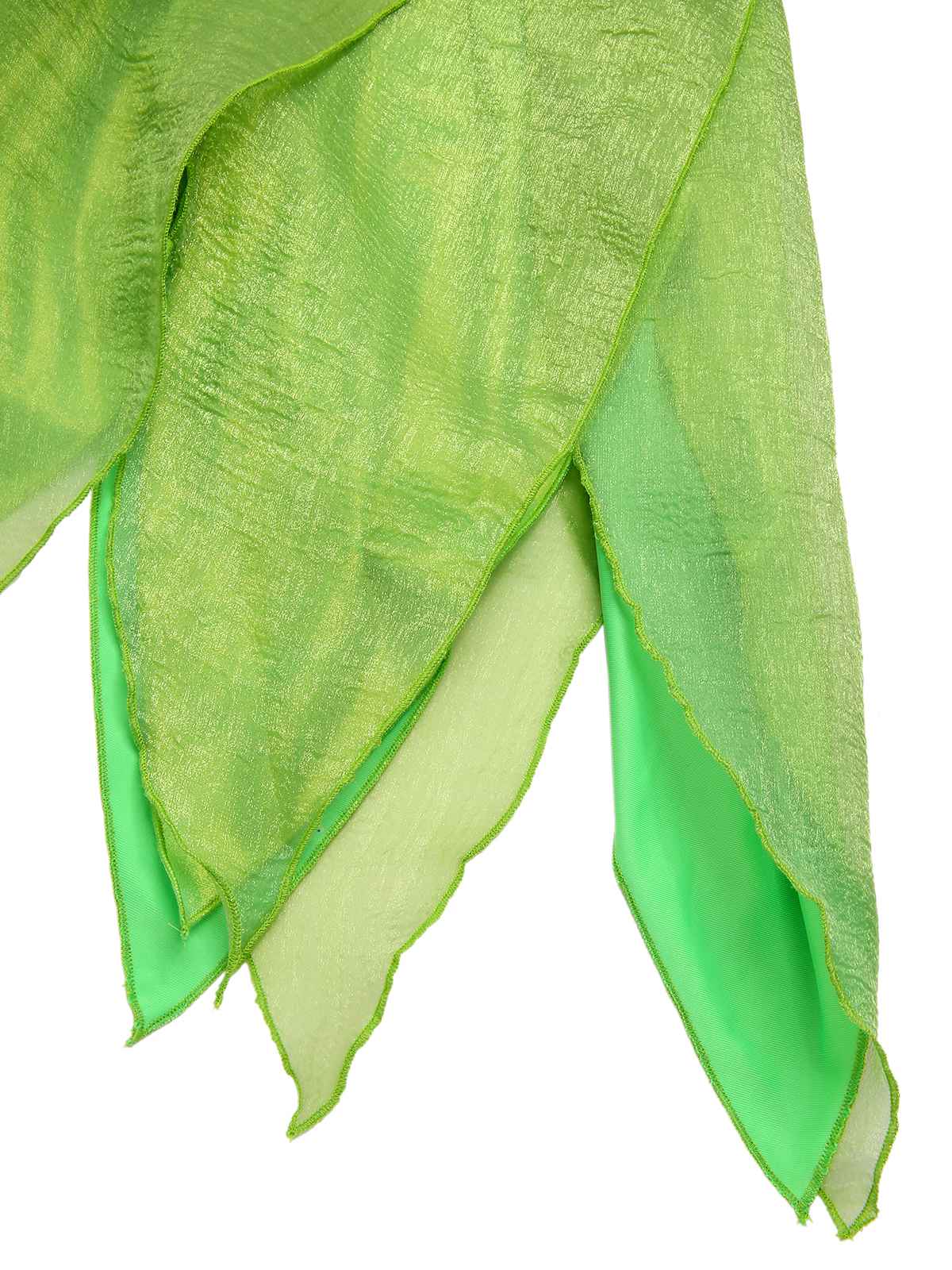 [Pre-Sale] Green 1970s Tinker Bell Fairy Petal Hem Mini Dress - Image 8