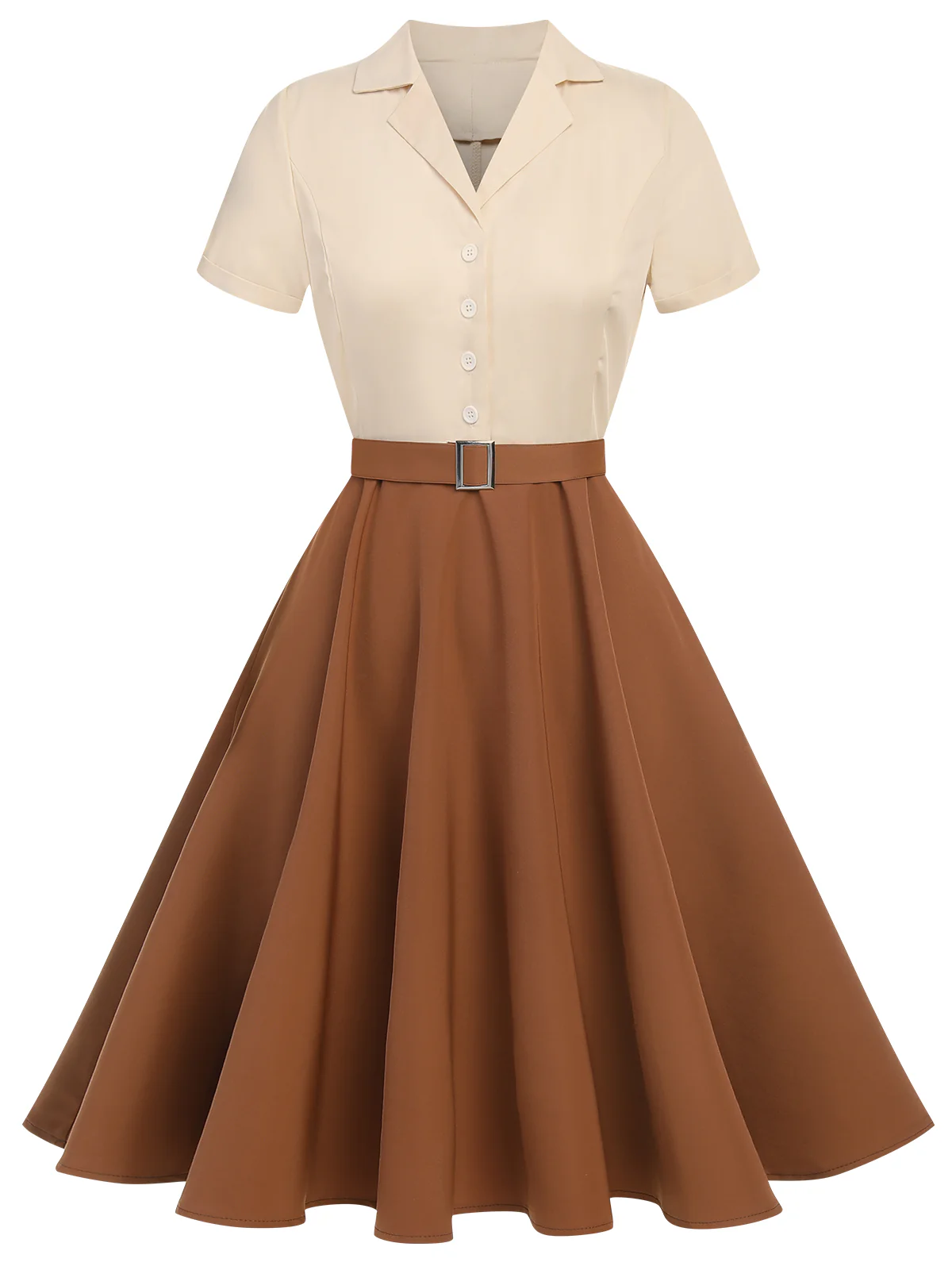 Snow White Style Button 1950s Dress - Image 4