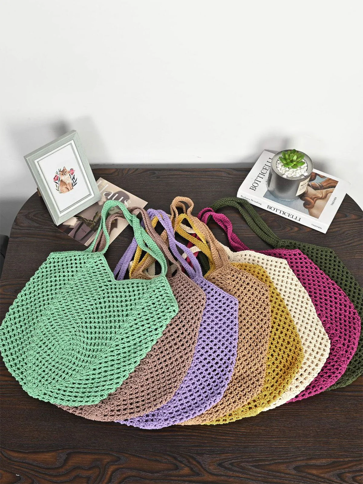 Large-Capacity Woven Straw Bag