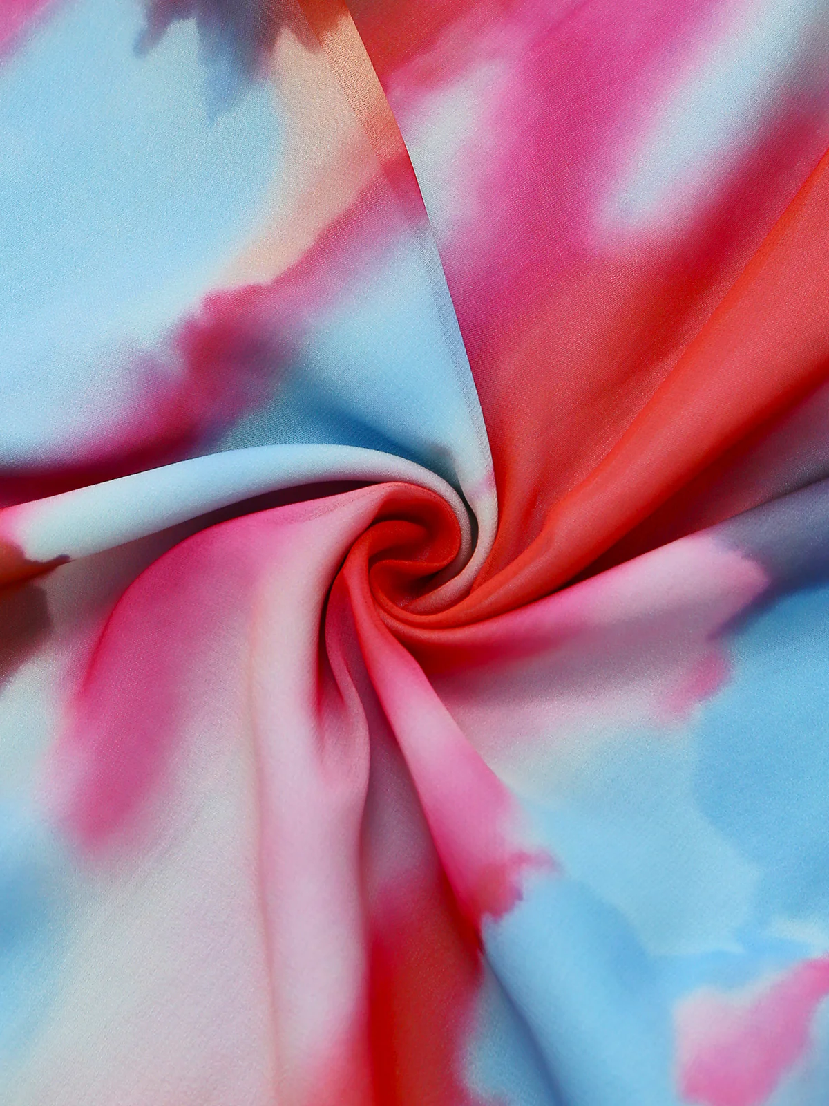 Multicolor 1950s Watercolor Halter Cutout Maxi Dress - Image 5