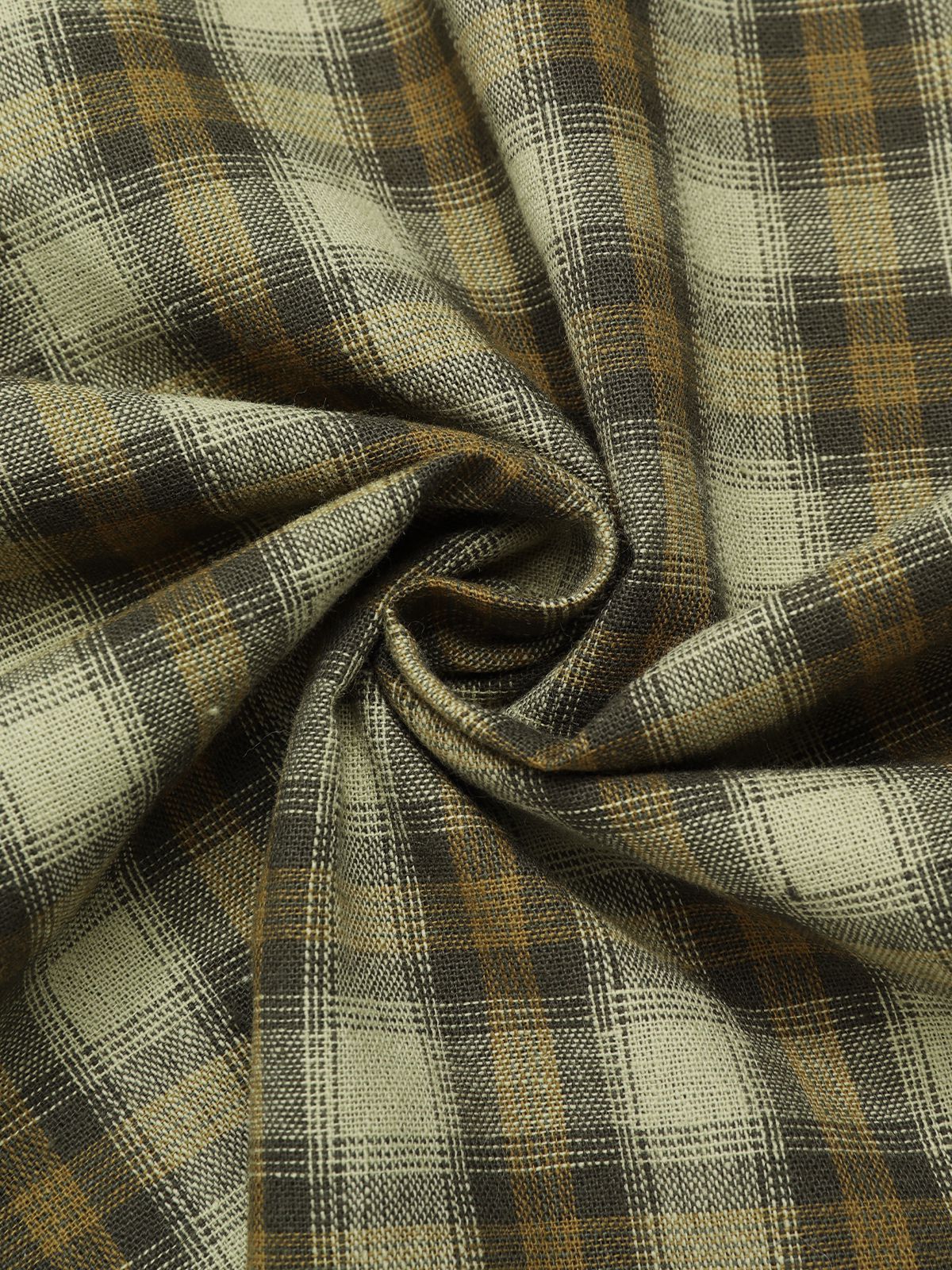 [Pre-Sale] Plaids 1950s Buttoned Belted Swing Dress - Image 13