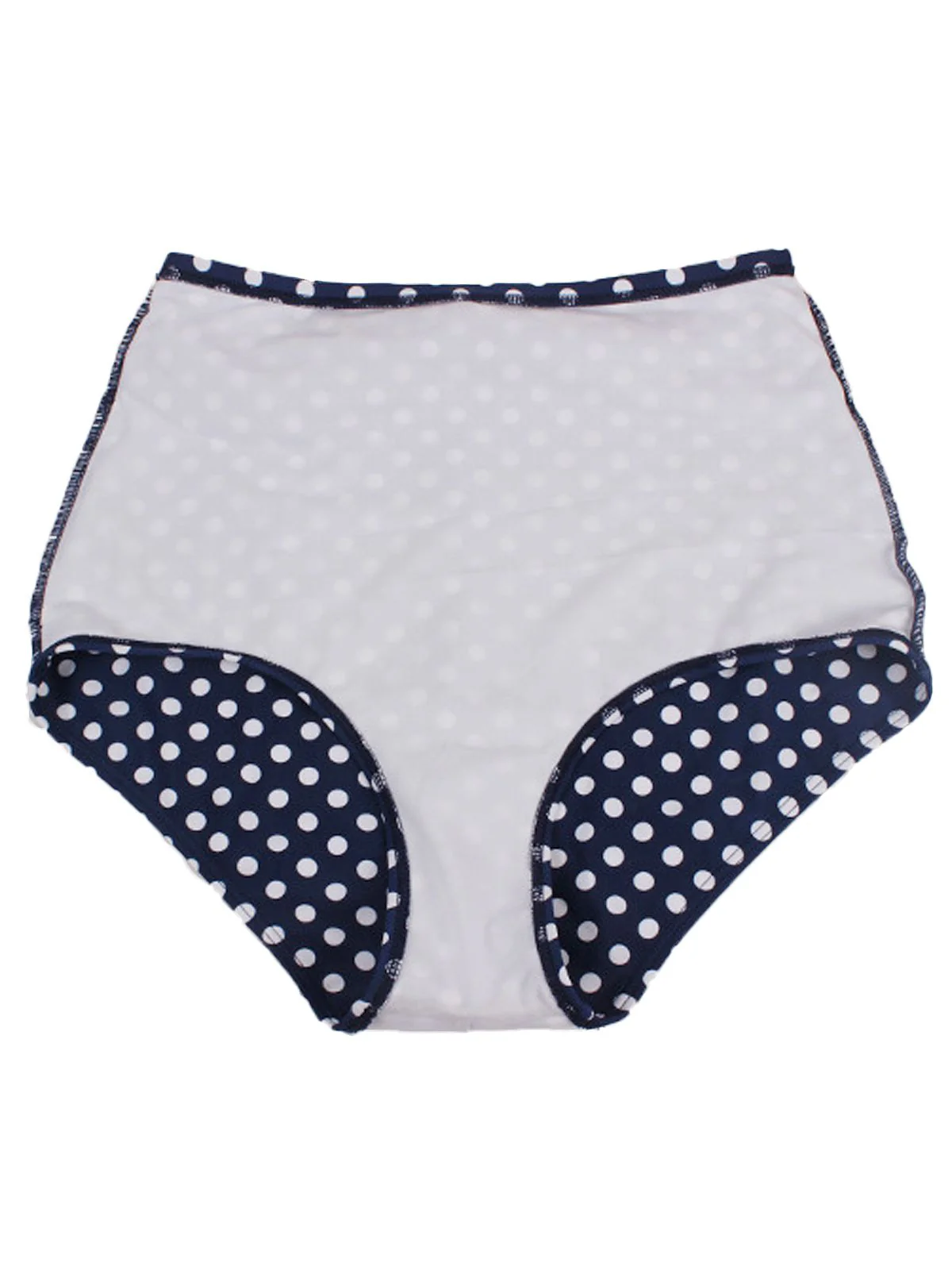 1950s Polka Dot Pleated Halter Bikini - Image 10