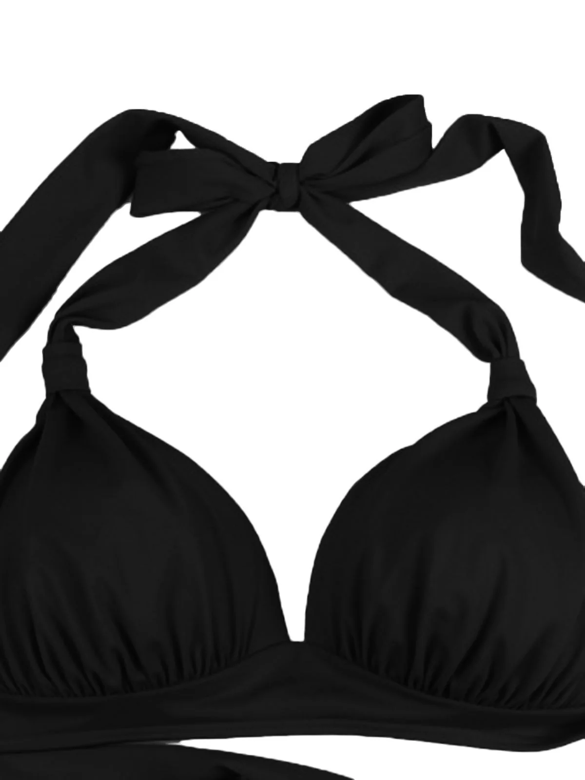 1950s Polka Dot Pleated Halter Bikini - Image 14