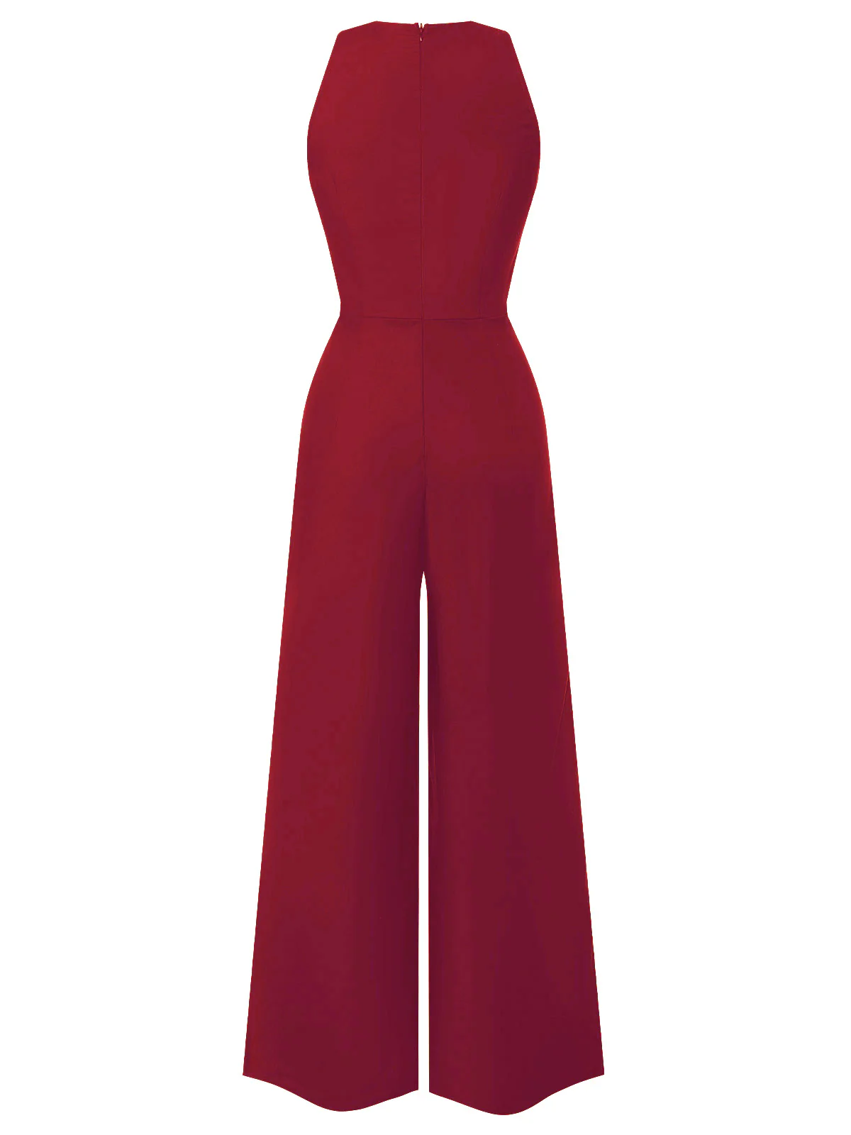 [Pre-Sale] Black 1950s Sleeveless Buttoned Solid Jumpsuit - Image 11