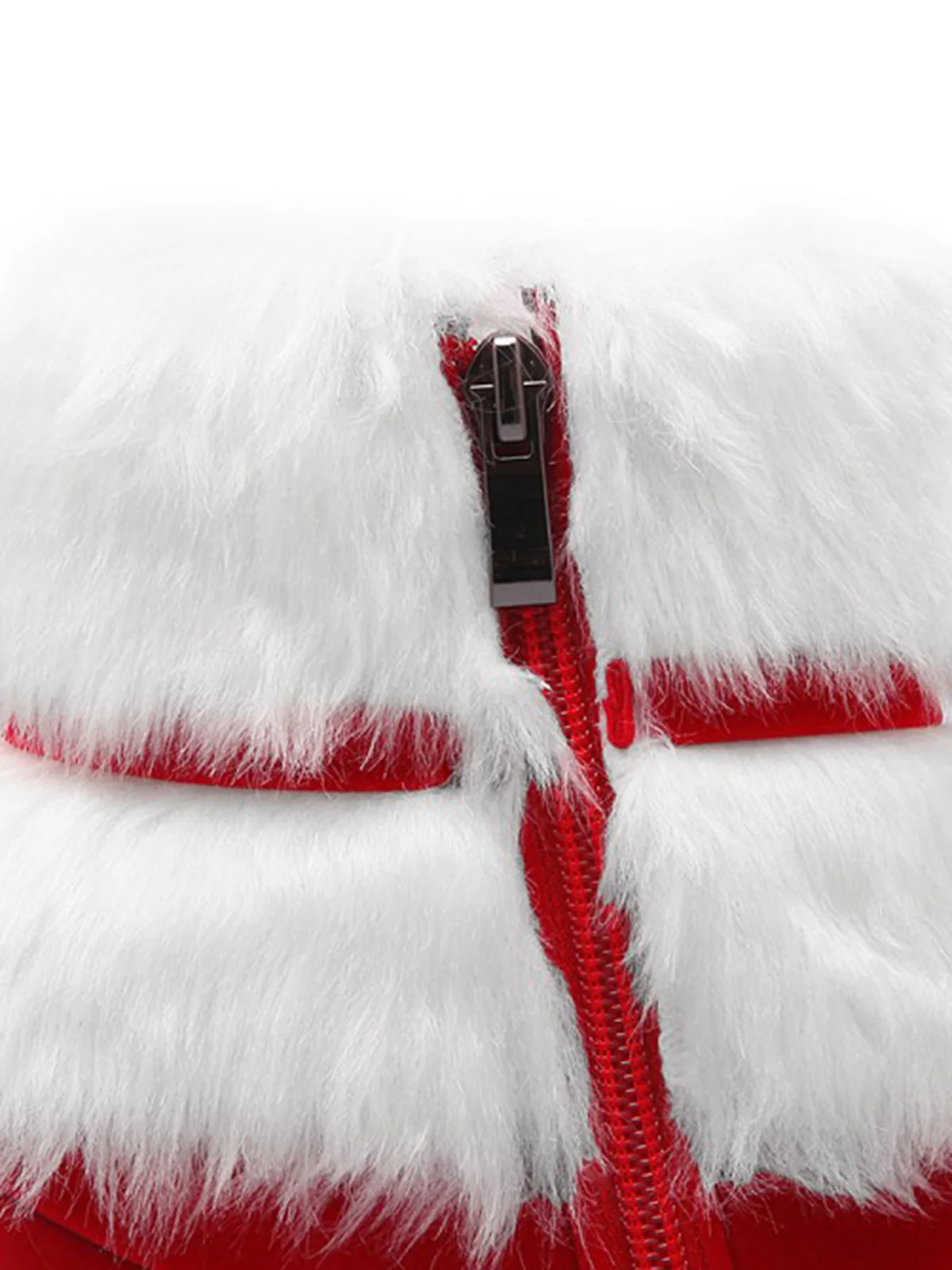 Retro Christmas Short Plush High Heel Shoes - Image 4
