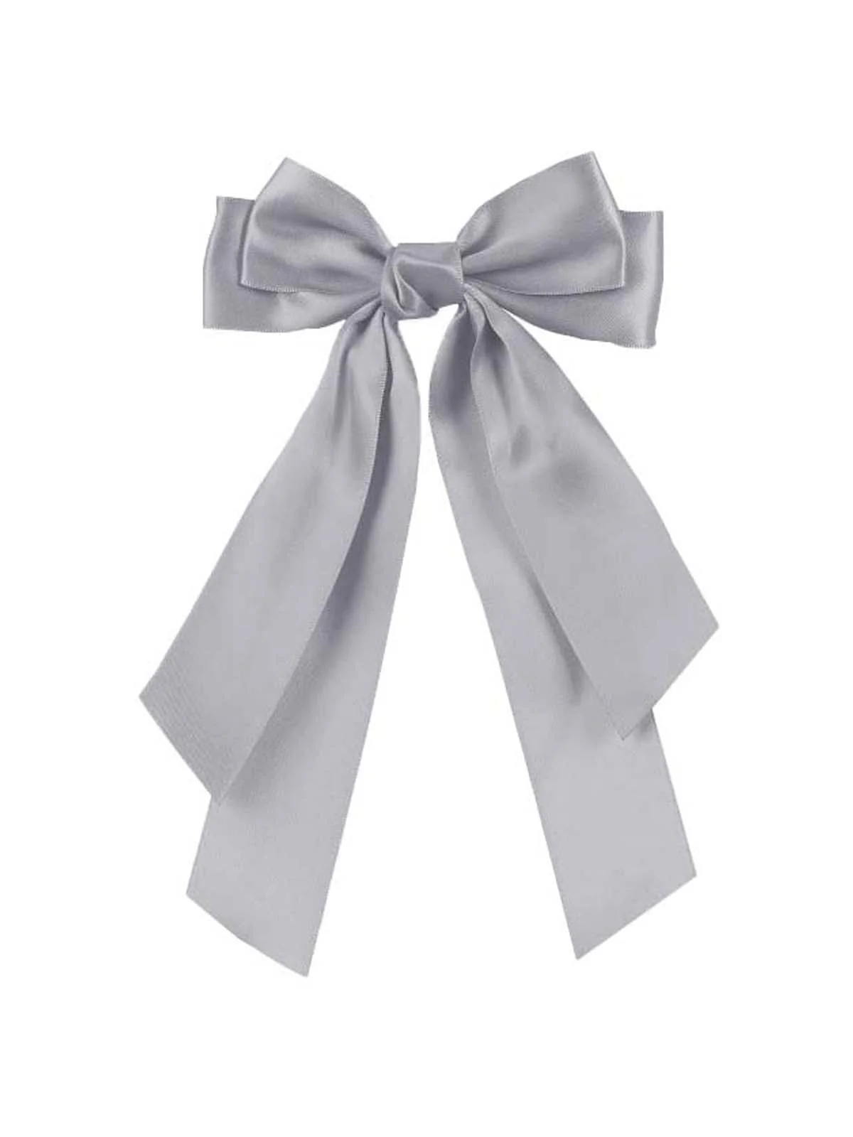 Retro Cute Satin Ribbon Bow Solid Hairpin - Image 7