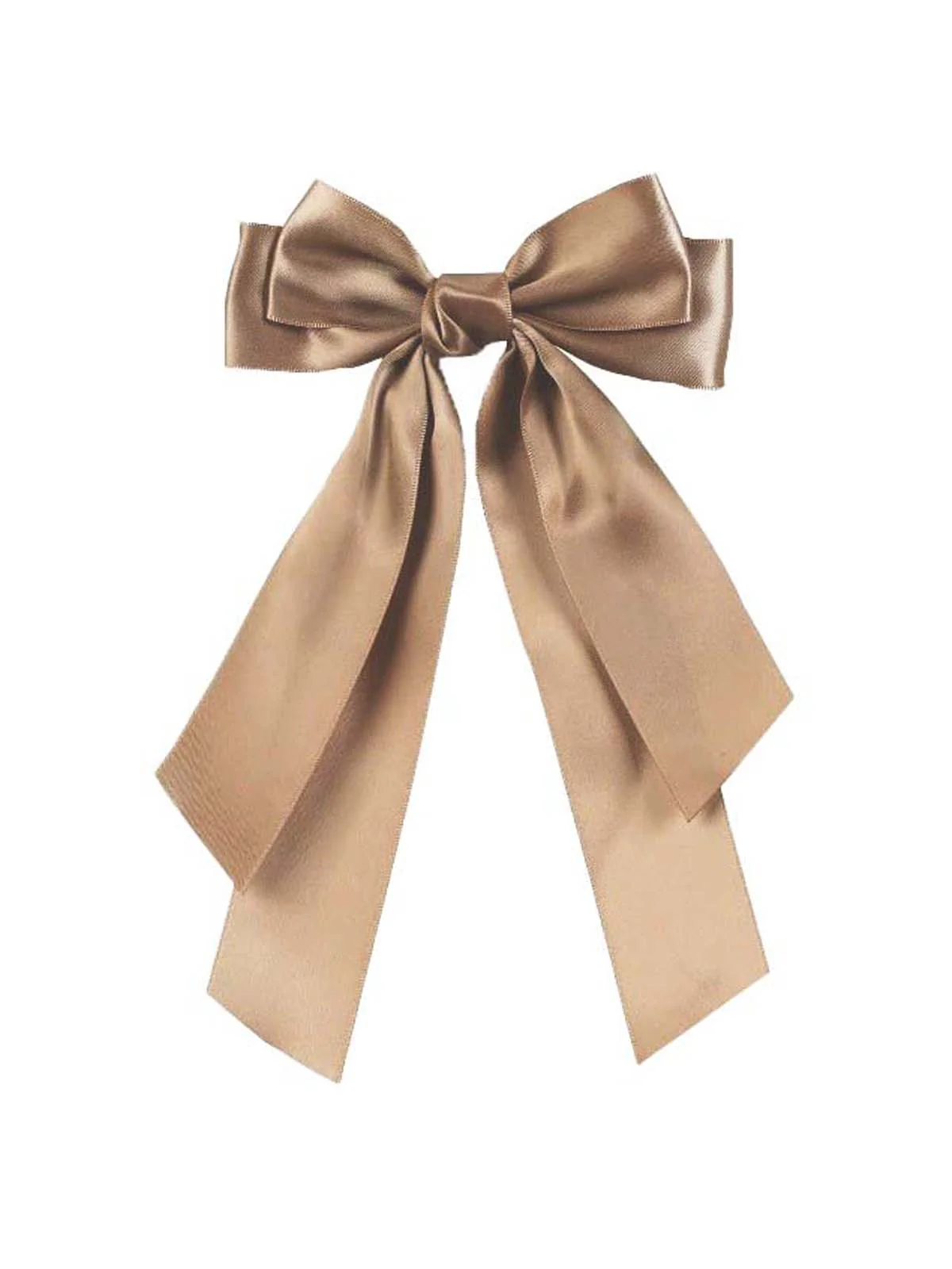 Retro Cute Satin Ribbon Bow Solid Hairpin - Image 9