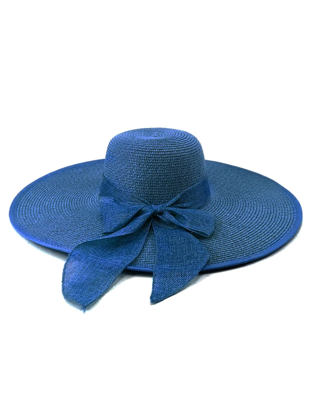 Ribbon Wide Brim Raffia Sun Hat - Image 12