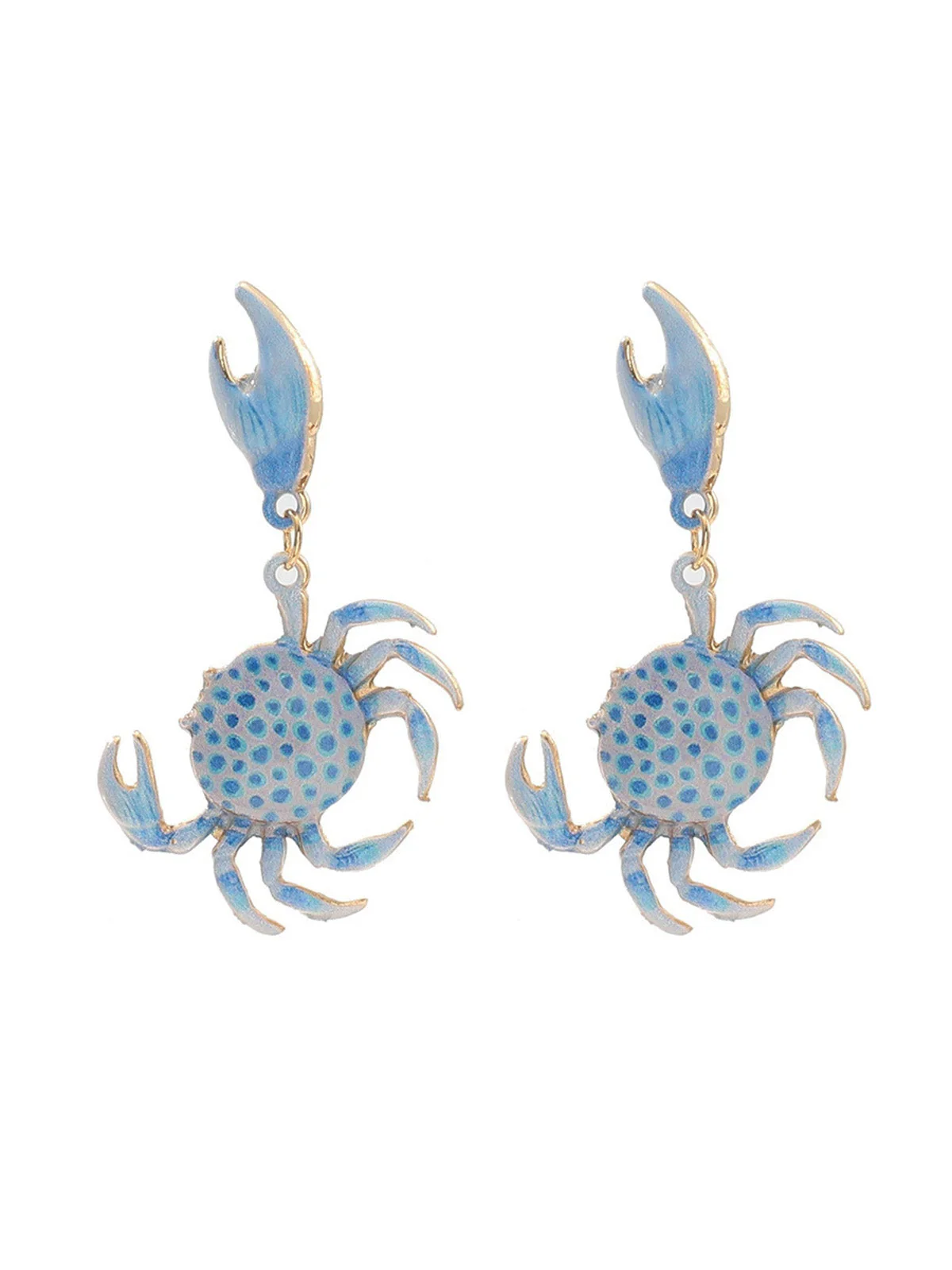 Spotted Crab Dangle Earrings - Image 3